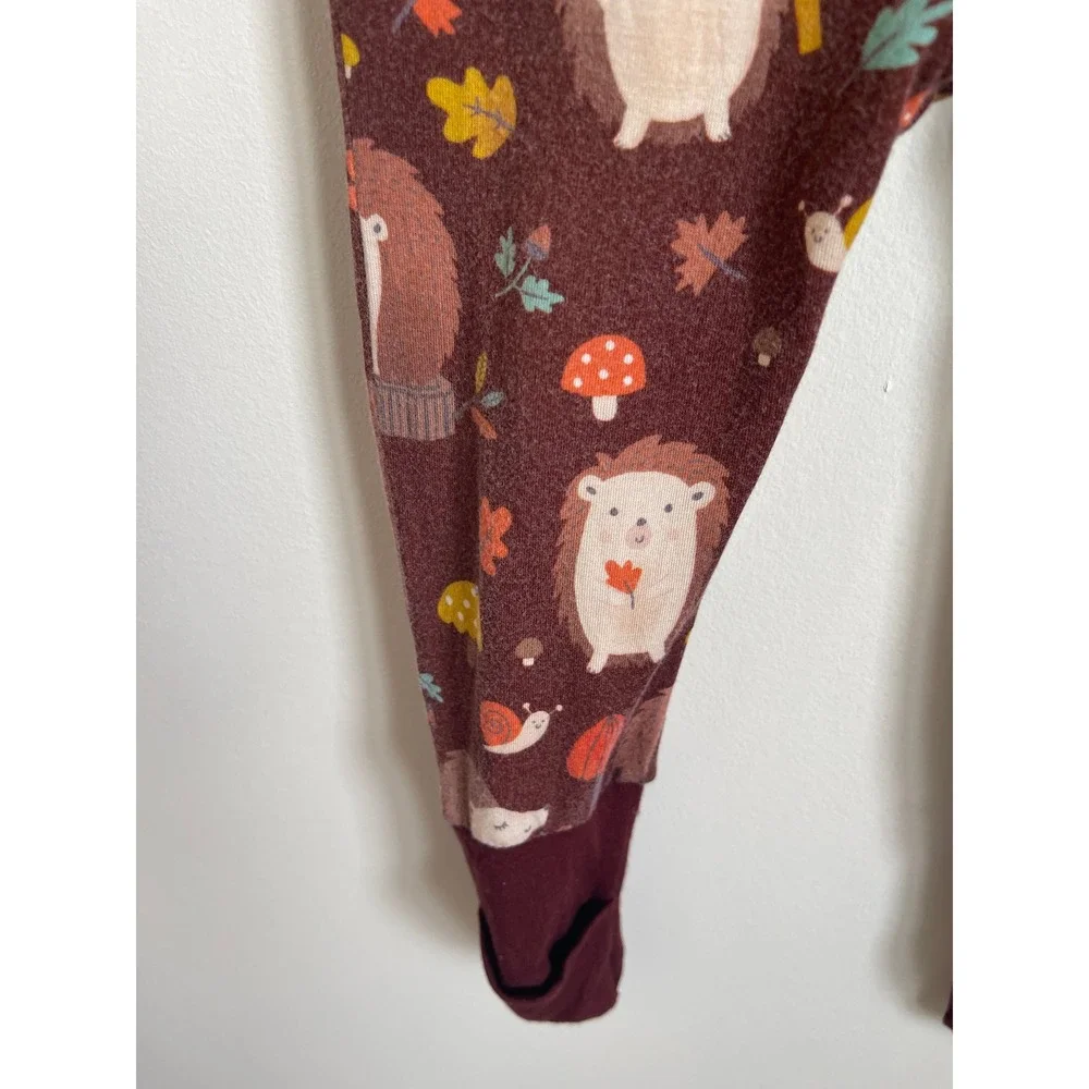 Little Sleepies Happy Hedgehogs Bamboo Zippy 6-12 Months